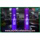 Pink Inflatable Lighting Decoration / inflatable column with logo printing