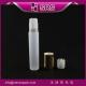SRS best price 12ml frosted plastic roll on bottle with three metal ball for personal care