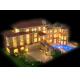 Private Residential Miniature Architectural Model Maker , Garden House Scale Model Making