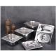 Multi Function Rectangle Stainless Steel Gn Container Full Sizes Gastronorm Pan