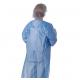 Long Sleeves Polypropylene Isolation Gown Silicone Free Customized Color