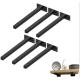 4-6mm Thickness Supporting Fixed Shelves Hidden Floating Wall Shelf Mounting Bracket