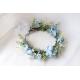 OEM Fake Lavender Wreath Outdoor Artificial Wreaths Bridal Headdress