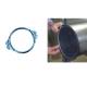 Galvanized Pull Ring Quick Connect Heavy Duct Pipe Pouring Clamp 100 To 450