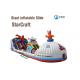 inflatable starcraft paradise bounce and slide combo giant inflatable slide