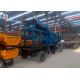 Mobile Crushing Station 100TPH 55HP Diesel Hammer Crusher With Feeder