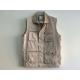 Mens classic vest，mens waist coat, gilet, vest in T/C fabric, beige colour, S-3XL, 049