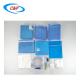 Hospital Clinic Blue Dental Surgical Drapes Pack Customized