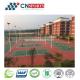 ITF CN-S02 Silicon PU Flooring and The Value of Rebound is 80