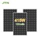 Monocrystalline Solar Cell 415W Black Frame PV Module for Customized Panel Dimensions