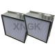 Deep Pleated Hepa Cabin Air Filter，Hepa Room Air Filter With Aluminum Separator