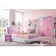 Pink color Modren kids bedroom girls bedroom princess bed furniture 338