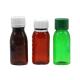 Tamper Proof Cap PET 2OZ 60ml Cough Syrup Bottle for Oil Lubricating Storage Container
