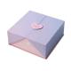 Purple Magnetic Closure Box Double Open Door For Cosmetic Gift Packaging