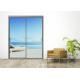 Narrow Frame Interior Aluminum Sliding Doors Glass Black ISO14001 For Terrace