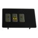 Industrial explosion proof bank black 3 key metal keypad with USB interface