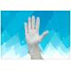 Customized Logo Disposable Polyethylene Gloves Polyvinylchloride Vinyl Material