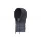 Fashion Style Fleece Face Mask Black Hat Grid Design Wind Resistant Good Flexibility