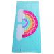 Personalised 100% cotton printed with logo kids beach towel