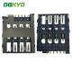 MICRO SIM Card Slot Drawer Style Card Slot Interface 1.45H 8P Telephone Card Slot DGKYDSIM145H8A6A2Y3WS286