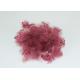 Solid Dark Red PSF Polyester Staple Fibre 12D*64mm For Felt Nonwoven Fabric