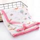 Reusable Baby Swaddlers Blankets , Newborn Muslin Wraps 100 Percent Natural