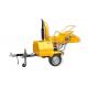 8 Inch Wood Chipper With Electric Start System Hydraulic Feeding Diesel Engine