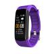 TPU Strap 90mAH Smart Watch Bracelet , 160*80 Smart Heart Rate Wristband For Womens