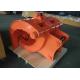 Q345B NM400 Excavator Thumb Grab Hitachi Orange Color 990 mm Bucket Width