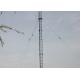 GSM Guyed Line Telecommunication Tower , ASTM A572 Grade 50 Lattice Steel Towers