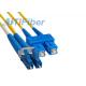 LC to SC Fiber Optic Patch Cord Single Mode Fibre Optic Patch Leads for FTTH Network