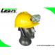 USB Rechargeable Coal Miner Headlight 232lum High Beam Lightweight ABS Shell