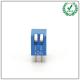 DP Series SMT DIP Switch , Spst 2.54mm 2 Positon Piano DIP Switch