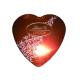 Various Colors Heart Shaped Chocolate Box , Custom Christmas Gift Boxes With Lids