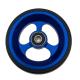 Sport Wheelchairs Front Wheel 100mm 125MM PU On Aluminum Casting Core