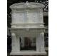  hand-carved marble fireplace mantel 