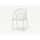 OEM Hotel Restaurant Dining Chair Armchair Solid Wood Frame Single Chair