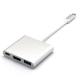 4K Aluminum Shell Three In One HD Adapter Cable USB3.1 Docking Station