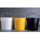 Durability Ensured Round Plastic Bucket Thickness 0.8-1.5mm 4L Capacity