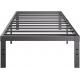 Twin Size Metal Bed Frame 12 Inch Noise Free Black Platform Bed Base