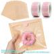 Heat-Sealable Bakery Bags Wax Paper Cookie Bags For Packaging Bag Baked Paper Bread Bags Kraft Paper Food Bags