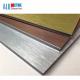 Alumetal Brushed Building Materials Interior ACP Wall Decorative Paneling Matte Color