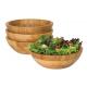 4 Piece Bamboo Salad Set  7 X 2.25 More Endurable Than Porcelain Products