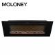 60'' 1520mm Luxury Surface Mount Electric Wall Heaters Log Flame Effect
