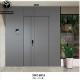Secure Residential Stainless Steel Front Door Electronic Locking Exterior Steel Security Doors