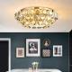 Modern LED Crystal Chandelier Luxury Gold Lustres round chandelier crystal lighting(WH-CA-73)