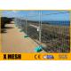 3.5mm Removable Temporary Mesh Fencing With Concrete Block Clamps