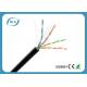 CCA Cat5e Outdoor Waterproof Ethernet Cable HDPE Insulation 305m Per Roll