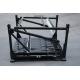 Black 4 Way Entry Square Tube Steel Transport Pallet