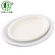 Eco Friendly Biodegradable Factory Price Oval Shape Bagasse Plate